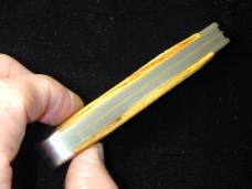 Battle Axe Brand Osage Orange Wood Trapper Knife from Cooper Cutlery USA 7219OO