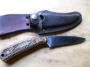 Schrade UH OT 154 Badger Knife / Sheath 