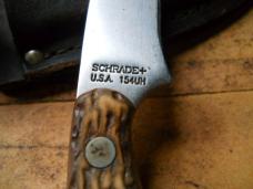 Schrade UH OT 154 Badger Knife / Sheath 