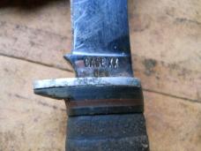 Vintage Case XX USA 366 Fixed Blade Hunting Knife Stacked Leather Handle