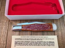 Winchester Coke Bottle Folding Hunter Burnt Orange Jigged Bone Cartridge Series 1994