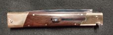 11" Rosewood Slant Bolster Switchblade with Brass Bolsters 