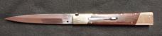 11" Rosewood Slant Bolster Switchblade with Brass Bolsters 