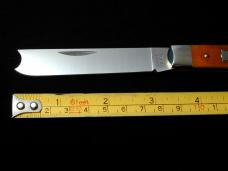 Cooper Cutlery Burnt Orange Sawcut Bone Razor Trapper Knife Made In USA 5119BOSCZ