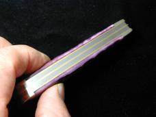 Battle Axe Brand Purple Jigged Bone Trapper Knife from Cooper Cutlery USA 5219PJB