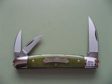 GREAT EASTERN 620324 POCKET CARVER SMMOTH GREEN BANANA BONE #2