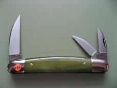 GREAT EASTERN 620324 POCKET CARVER SMMOTH GREEN BANANA BONE #3
