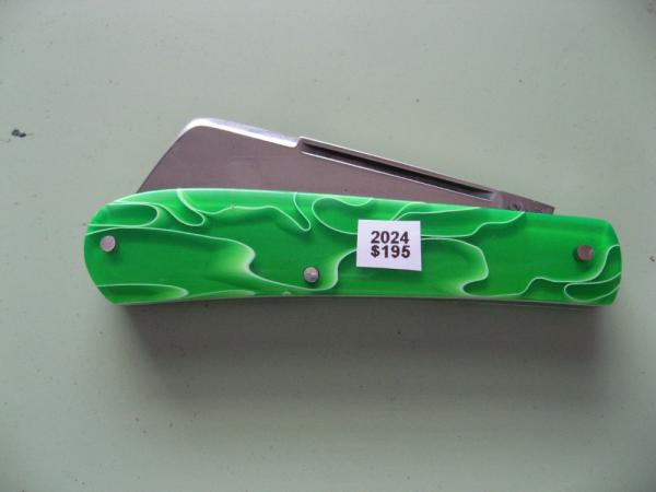 DANIELS FAMILY KNIFE BRANDS-TITUSVILLE CUTLERY-BIG EASY COTTON KNIFE-PORTAL FLUID ACRYLIC #1 DANIELS FAMILY KNIFE BRANDS-TITUSVILLE CUTLERY-BIG EASY COTTON KNIFE-PORTAL FLUID ACRYLIC #1