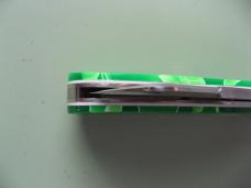   DANIELS FAMILY KNIFE BRANDS-TITUSVILLE CUTLERY-BIG EASY COTTON KNIFE- PORTAL FLUID ACRYLIC #3