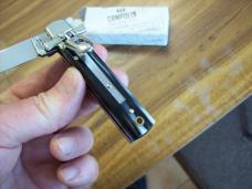 A. G. A. Campolin Dominus Lever Maltese Cross 6 Incher W/Brazilian Horn Handles  NIB