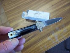 A. G. A. Campolin Dominus Lever Maltese Cross 6 Incher W/Brazilian Horn Handles  NIB