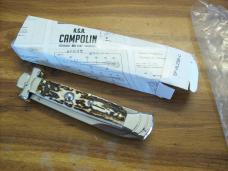 A. G. A. Campolin Maniago, Italy Maltese Cross Bayonet 9 Incher Lockback W/Genuine Stag/Antler NIB