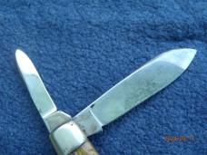 2 Blade Bone Easy Opener Unmarked Military (Looks like Camillus)