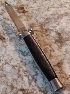Black Super Automatic OTF Knife 