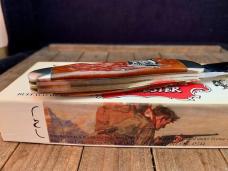 Winchester Split Backspring Whittler Buffalo Shield Series Burnt Orange Winchester Jigged Bone 1997