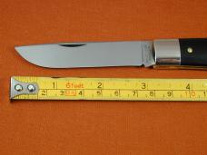 Great Eastern Cutlery GEC Smooth Ebony Wood Plainsman Knife 725124 NIT Made In USA