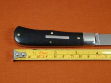 Great Eastern Cutlery GEC Smooth Ebony Wood Plainsman Knife 725124 NIT Made In USA