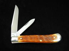 Great Eastern Northfield Cutlery Antique Yellow Jigged Bone Slim Dog Jack Knife 488224