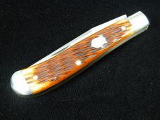 Great Eastern Northfield Cutlery Antique Yellow Jigged Bone Slim Dog Jack Knife 488224