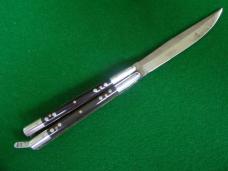 NICE ! WWII Philippine Balisong, Batangas Butterfly Knife Horn
