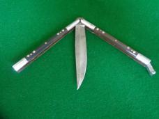 NICE ! WWII Philippine Balisong, Batangas Butterfly Knife Horn