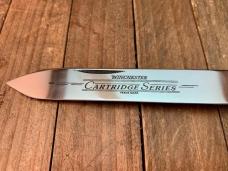 Winchester Cartridge Series Banana Trapper Burnt Orange Winchester Jigged Bone 1994