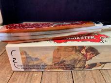 Winchester Cartridge Series Banana Trapper Burnt Orange Winchester Jigged Bone 1994