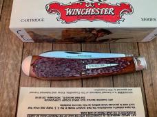 Winchester Cartridge Series Banana Trapper Burnt Orange Winchester Jigged Bone 1994