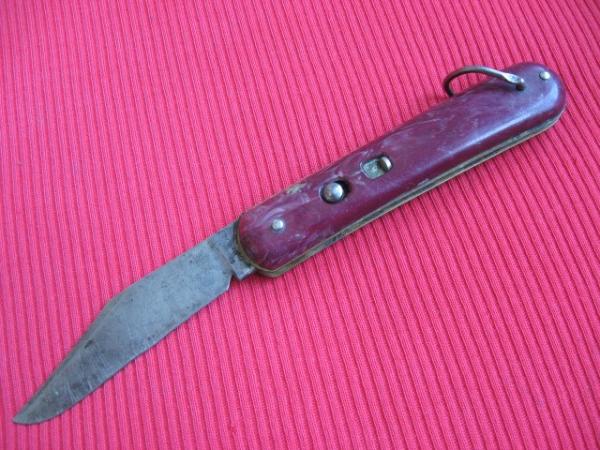 Colonial JIFFY Fatjack Paratrooper U.S.A. Switchblade Knife