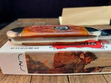 Winchester Wildcat Driller Sunfish Buffalo Head Series Burnt Orange Winchester Jigged Bone 1998