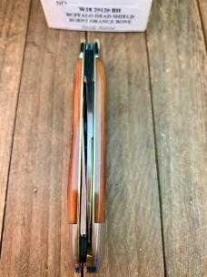Winchester Wildcat Driller Sunfish Buffalo Head Series Burnt Orange Winchester Jigged Bone 1998