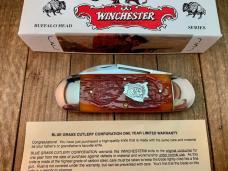 Winchester Wildcat Driller Sunfish Buffalo Head Series Burnt Orange Winchester Jigged Bone 1998