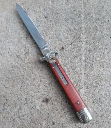 AKC Italy 9" Bloodwood Leverletto Plus Bill DeShivs NOS