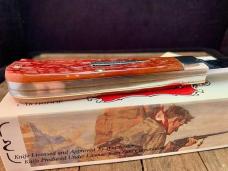 Winchester Mountain Man Trapper Cartridge Series Burnt Orange Winchester Jigged Bone 1993