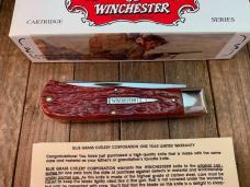 Winchester Mountain Man Trapper Cartridge Series Burnt Orange Winchester Jigged Bone 1993