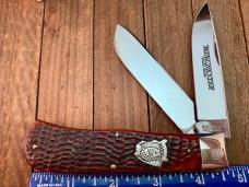 Winchester Mountain Man Trapper Buffalo Shield Series Burnt Orange Winchester Jigged Bone 1996