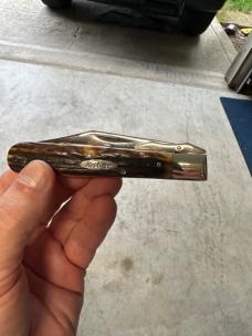 Kabar Vintage 1173 Stag Swing Guard Lock Back Knife. Very Nice!