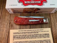 Winchester Mountain Man Trapper Cartridge Series Burnt Orange Winchester Jigged Bone 1996