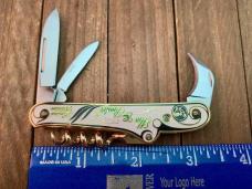 Hen and Rooster Sommelier Knife 160th Anniversary Cloisonne’ Artwork Stan Hope Lens