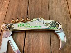 Hen and Rooster Sommelier Knife 160th Anniversary Cloisonne’ Artwork Stan Hope Lens