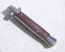 NEW FRANK BELTRAME 9" AUTO EXOTIC COCOBOLO WOOD BAYONET ITALIAN STILETTO