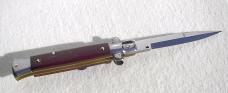 NEW FRANK BELTRAME 9" AUTO EXOTIC COCOBOLO WOOD BAYONET ITALIAN STILETTO