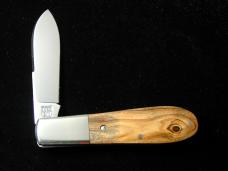 Tuna Valley Cutlery Bethlehem Holy Land Olivewood Barlow Knife Super Rare 1 of 60 COA USA Made