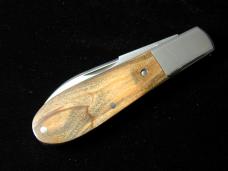 Tuna Valley Cutlery Bethlehem Holy Land Olivewood Barlow Knife Super Rare 1 of 60 COA USA Made