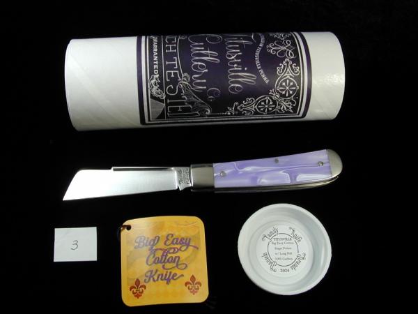 Titusville Cutlery 2024 Magic Potion Acrylic Big Easy Long Pull Cotton Knife Rare 1 of 30 USA Made Titusville Cutlery 2024 Magic Potion Acrylic Big Easy Long Pull Cotton Knife Rare 1 of 30 USA Made