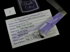 Titusville Cutlery 2024 Magic Potion Acrylic Big Easy Long Pull Cotton Knife Rare 1 of 30 USA Made