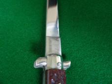 RARE c.1960's VIRGINIA INOX PATENT 96847 DERBY Bolster Jigged BONE Auto