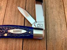 Marbles Congress Dave Shirley Era Deep Blue Italian Jigged Bone 2001