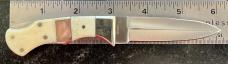 Schrade 2 Position Knife With Sheath, Push Dagger & Fixed Blade, Model LB8WB, Unused #1