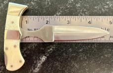 Schrade 2 Position Knife With Sheath, Push Dagger & Fixed Blade, Model LB8WB, Unused #1